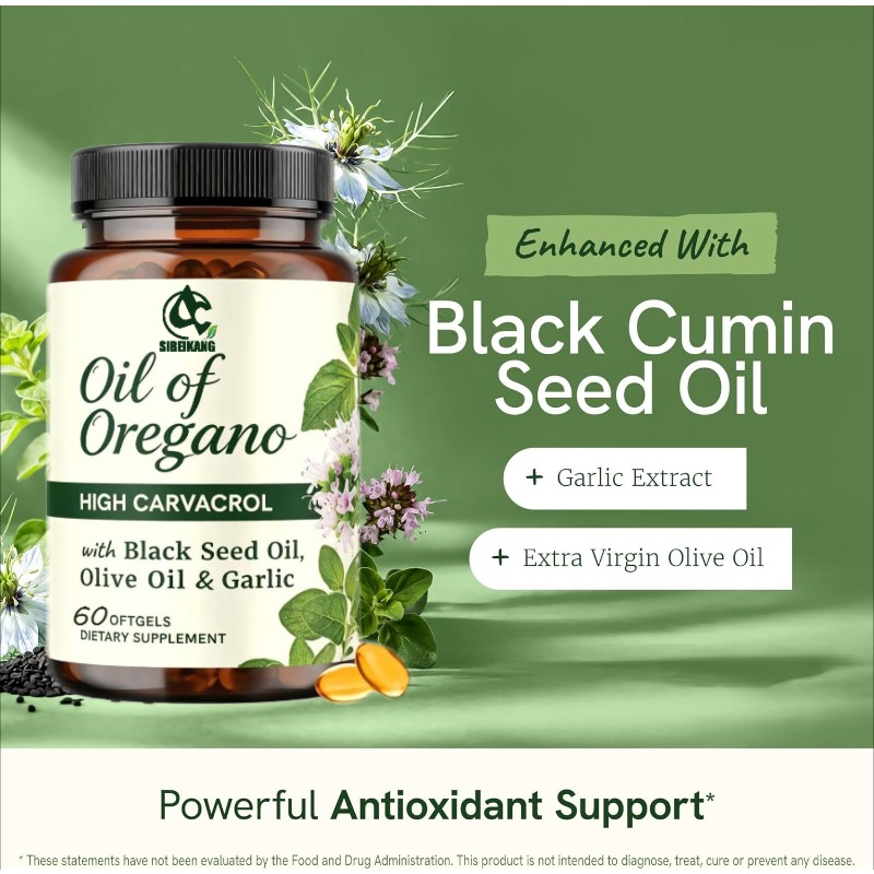 Black Seed Oil Capsule - ニウジオイル ブラックシードオイル ソフトカプセル ビタミンC配合 ニンニクエキス入り -