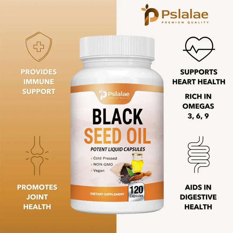 ブラックシードオイルカプセル - 消化、肌、髪、呼吸、免疫、 - Black Seed Oil Capsule のレビューと価格