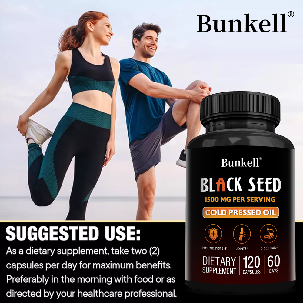ブラックシードオイルカプセル 1500mg - 免疫、抗酸化 - Black Seed Oil Capsule のレビューと価格