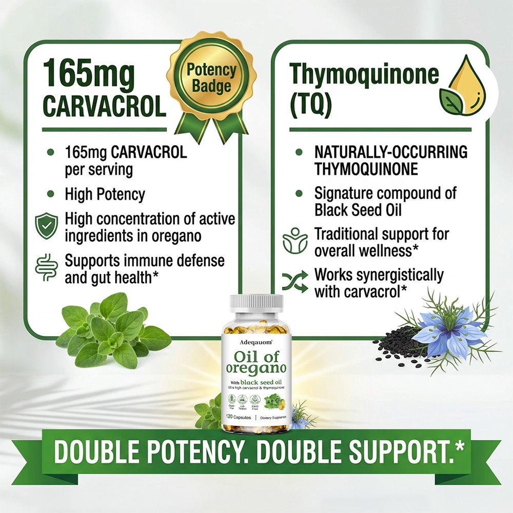 オレガノオイルとブラックシードオイルカプセル、消化免疫と抗酸 - Black Seed Oil Capsule のレビューと価格