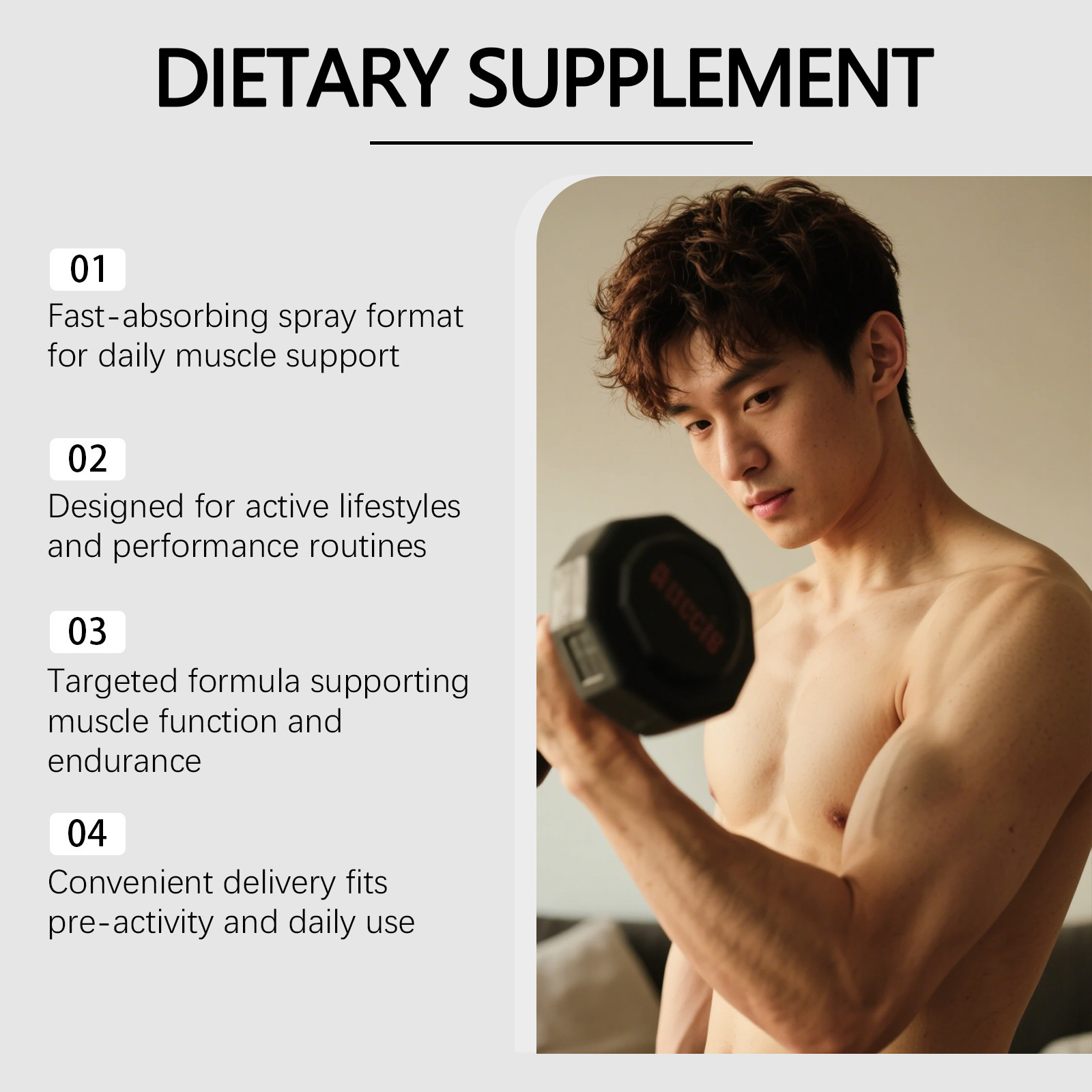 筋肉増強スプレー 体力増強促進 筋肉の成長促進 痛み緩和 持 - Nutrition Physical Fitness のレビューと価格