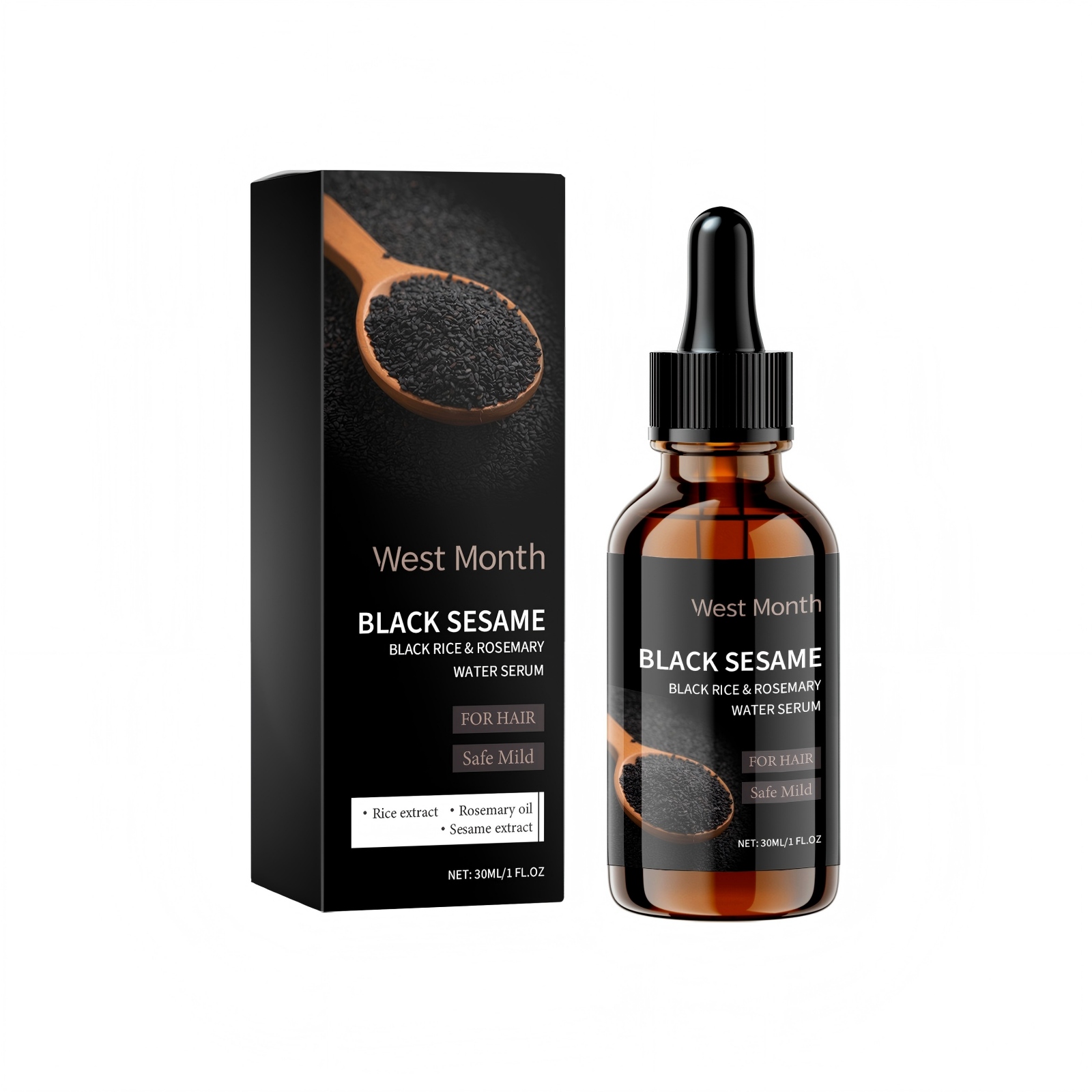 西月育毛剤 黒米ローズマリー 薄毛治療 薄毛対策 白髪 白頭 - Black Seed Oil Capsule のレビューと価格