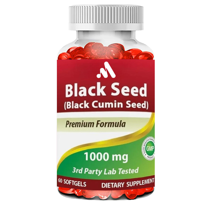 ブラックシードオイルカプセル 1000mg -100% コー - Black Seed Oil Capsule のレビューと価格